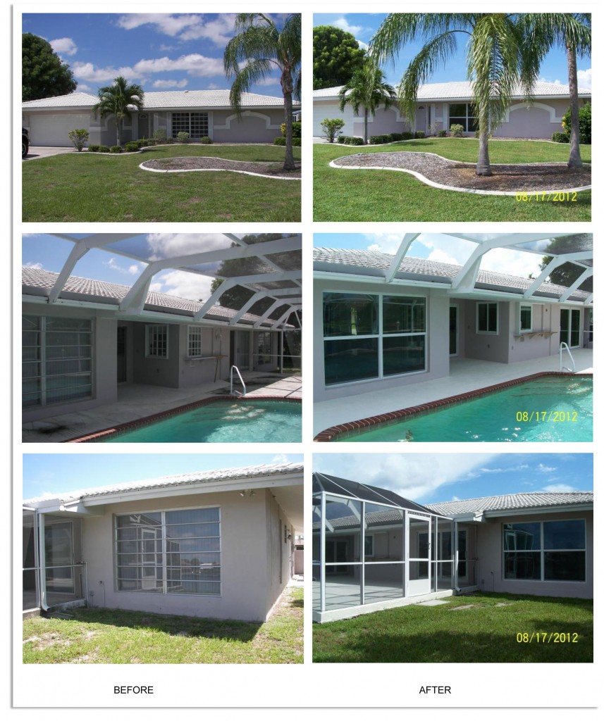 Replacement Windows - Before + After Replacement Windows - Before + After