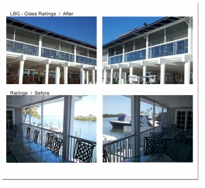 LBG Before + After Glass Railings LBG Before + After Glass Railings