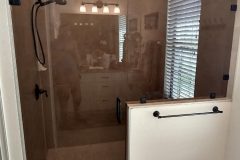 Lemon-Bay-Glass_Bronze-Glass-Shower-Enclosure_Hinged-shower-door-and-panel_042822