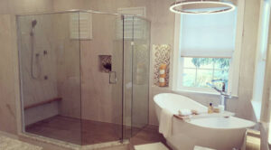 Custom Shower Enclosure-Lemon Bay Glass-Englewood FL