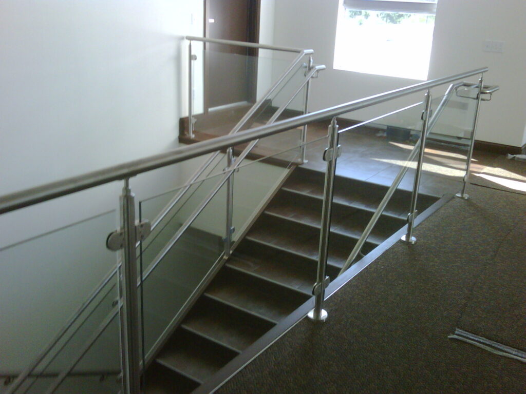 Lemon Bay Glass_Glass & Stainless railing interior