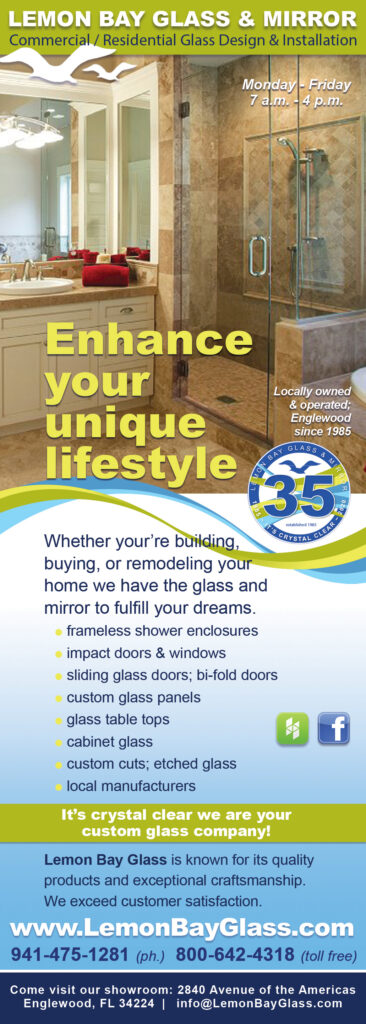 Lemon Bay Glass and Mirror Englewood - Glass and Mirror - Frameless Showers - Impact windows and doors