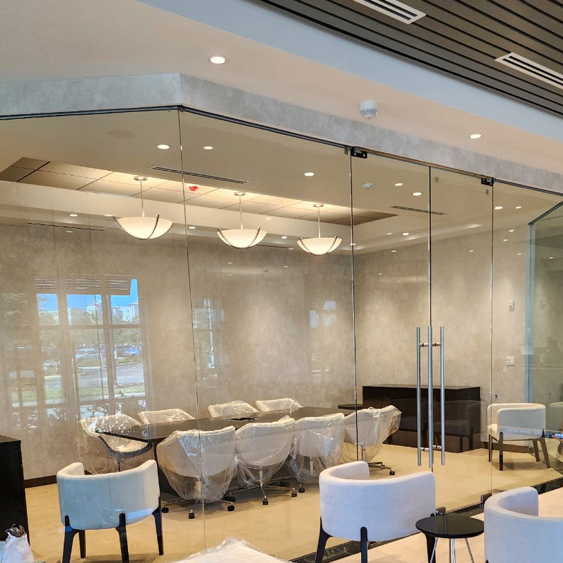 Lemon Bay Glass Commercial Division - Commercial Glass Offices - Glass conference rooms