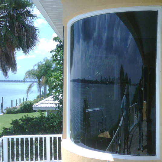 Lemon Bay Glass - Curved Window - Hurricane Impact