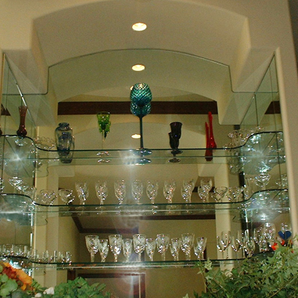 Lemon Bay Glass - Custom Residential_Glass Shelves and Mirrors