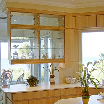 Lemon Bay Glass - Glass Front Cabinets - Glass Shelves