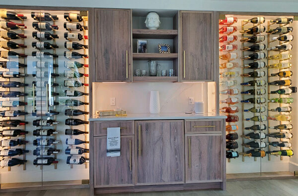 Lemon Bay Glass - Residential and Commercial - Wine Cabinet - Glass Enclosed Wine Storage
