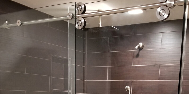 Lemon Bay Glass - Custom Shower Enclosure - Sliding Shower Doors - Heavy Glass Shower Enclosure