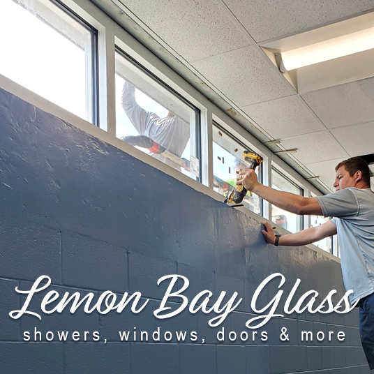 Commercial glass installation career at Lemon Bay Glass