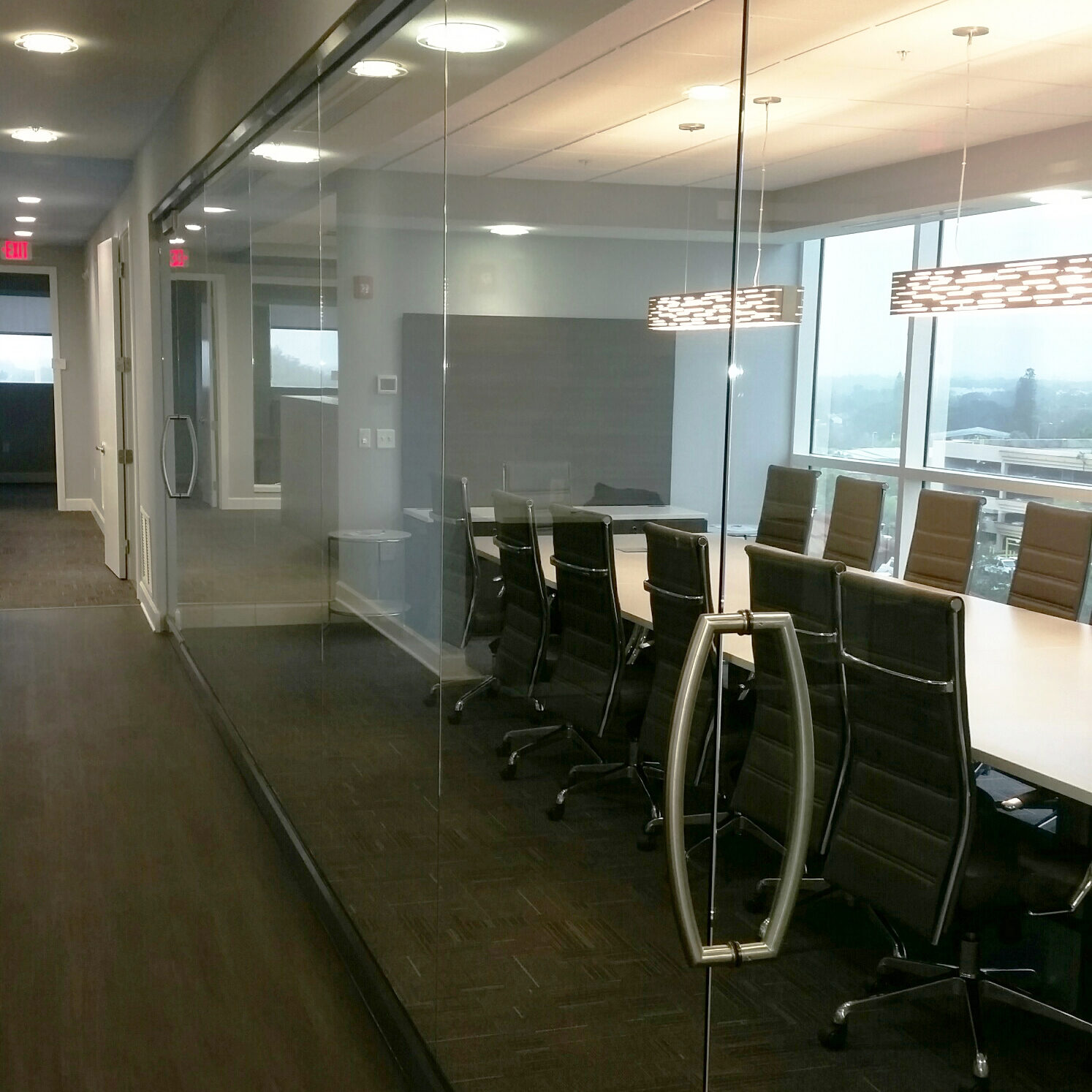 Lemon Bay Glass - glass conference room - room with view