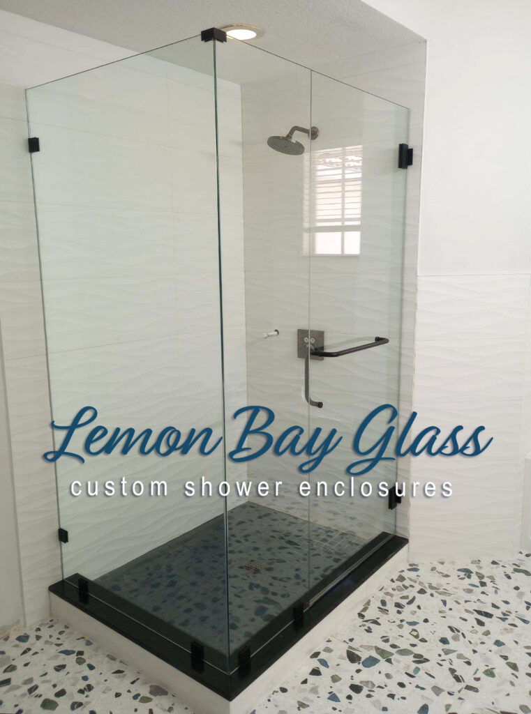 Custom-made shower doors | Lemon Bay Glass | Englewood FL